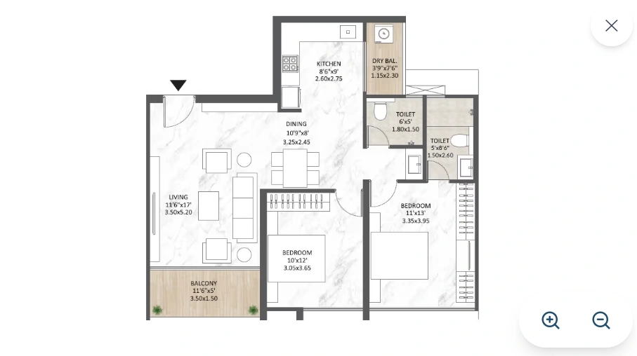 Mantra Joypin Floor Plan