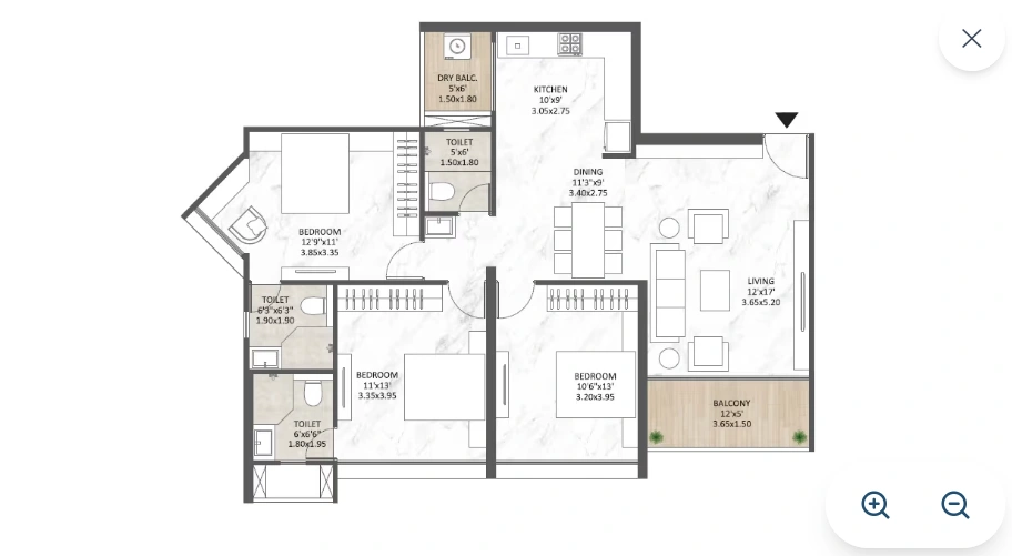 Mantra Joypin Floor Plan