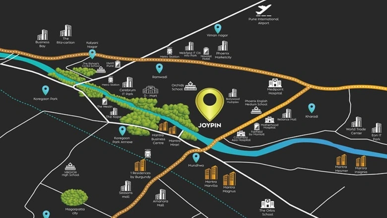 Mantra Joypin Location Map